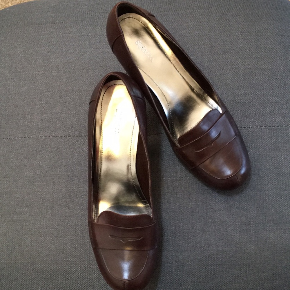 Style & Co Brown Casual Heels sz 8M